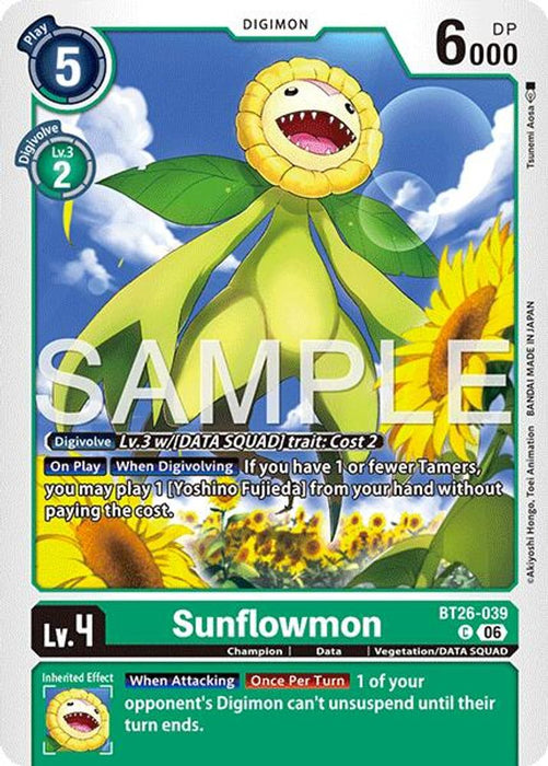 Sunflowmon (#BT26-039 C) (Timeless Bonds) Near Mint