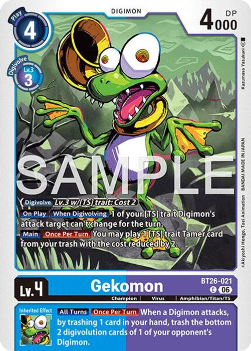 Gekomon (#BT26-021 C) (Timeless Bonds) Near Mint