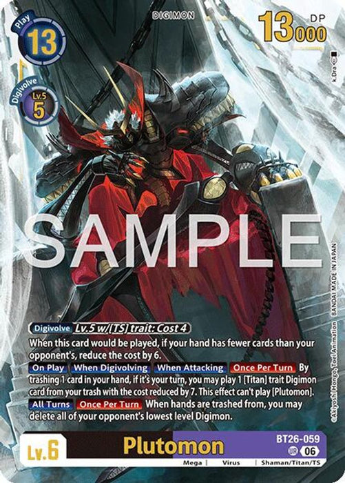 Plutomon (#BT26-059 UR) (Timeless Bonds) Near Mint Foil
