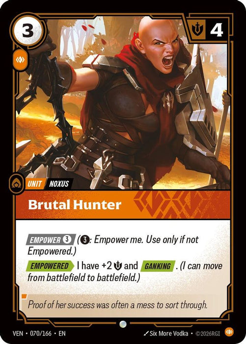 Brutal Hunter (#070/166) (Vendetta) Near Mint