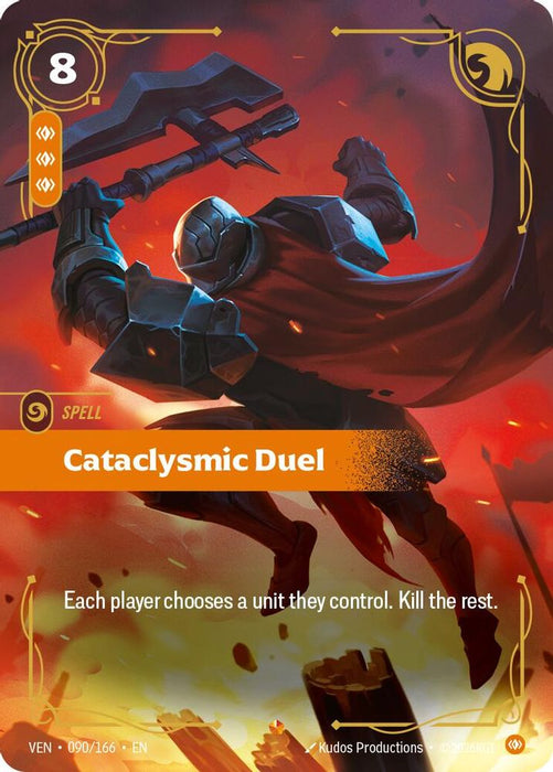 Cataclysmic Duel (#090/166) (Vendetta) Near Mint Foil