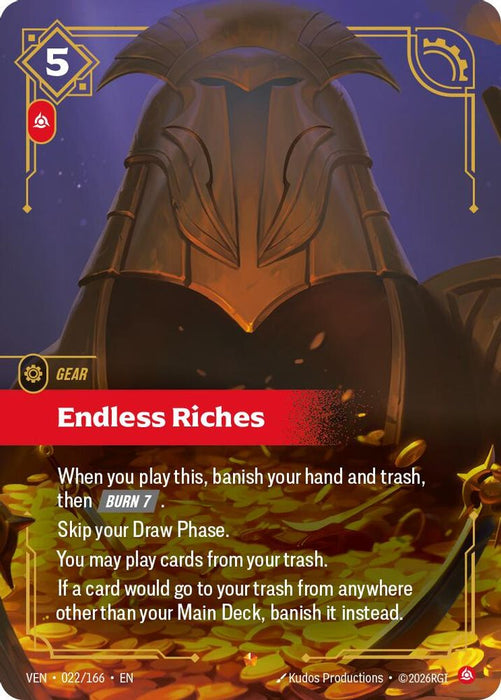 Endless Riches (#022/166) (Vendetta) Near Mint Foil