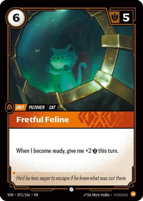 Fretful Feline (#071/166) (Vendetta) Near Mint