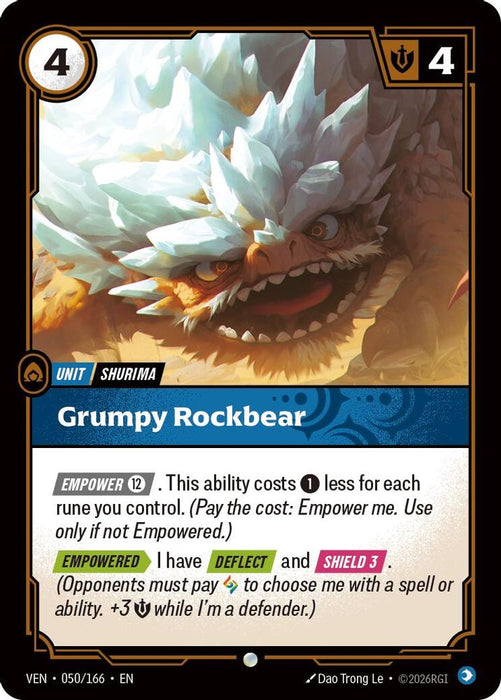 Grumpy Rockbear (#050/166) (Vendetta) Near Mint