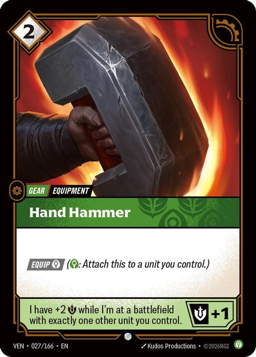Hand Hammer (#027/166) (Vendetta)