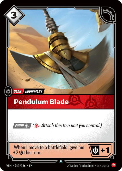 Pendulum Blade (#011/166) (Vendetta) Near Mint