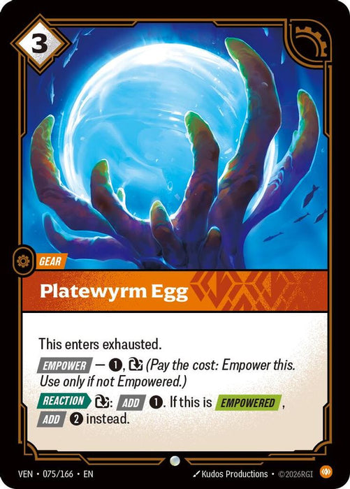 Platewyrm Egg (#075/166) (Vendetta) Near Mint