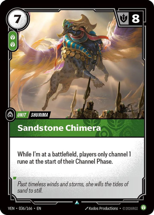 Sandstone Chimera (#036/166) (Vendetta) Near Mint