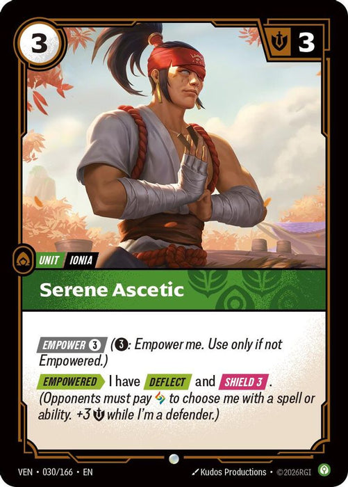 Serene Ascetic (#030/166) (Vendetta) Near Mint