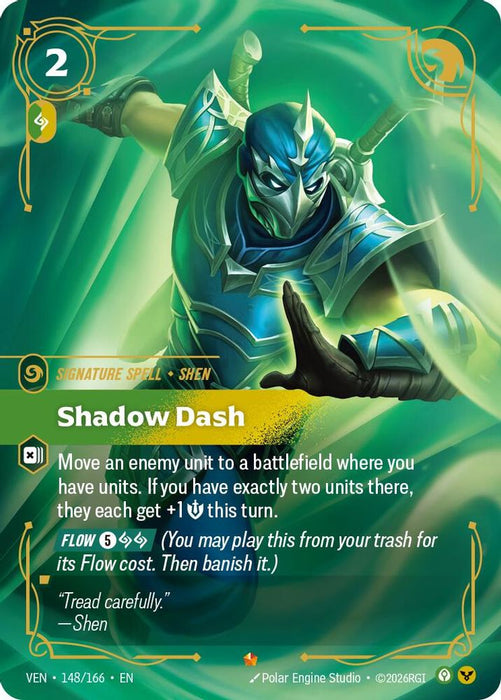 Shadow Dash (#148/166) (Vendetta) Near Mint Foil