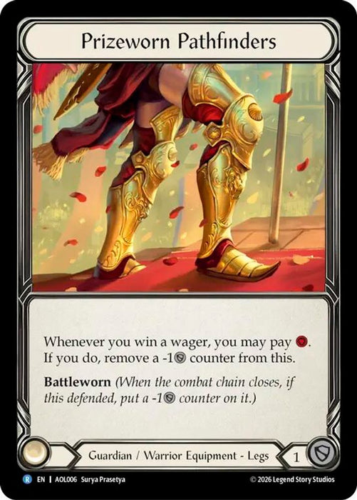 Prizeworn Pathfinders (#AOL006) (Armory Deck: Olympia) Near Mint Rainbow Foil