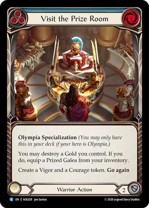 Visit the Prize Room (#AOL028) (Armory Deck: Olympia) Near Mint