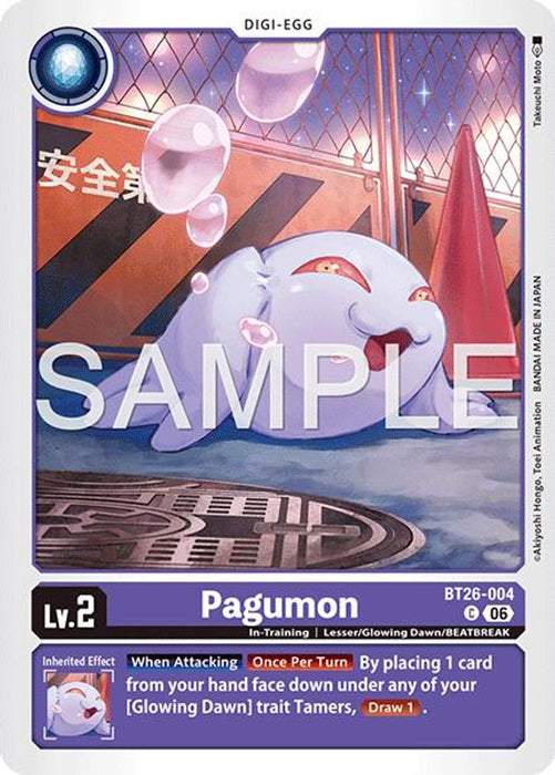 Pagumon (#BT26-004 C) (Timeless Bonds) Near Mint
