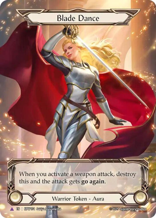 Blade Dance (Marvel) (#MPW134) (Mastery Pack Warrior) Near Mint Cold Foil