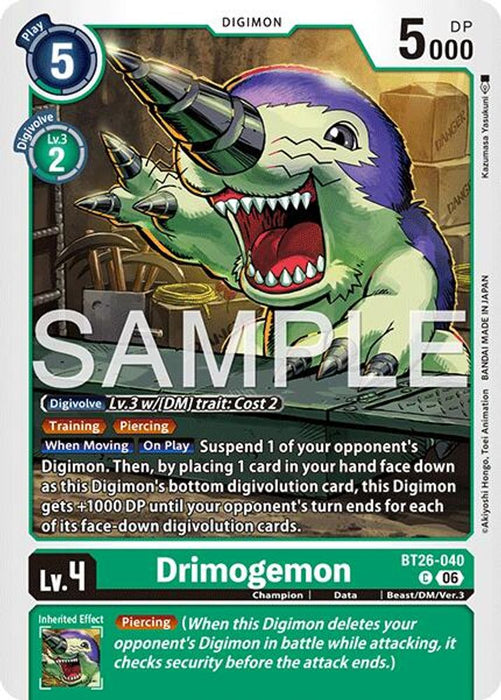 Drimogemon (#BT26-040 C) (Timeless Bonds) Near Mint