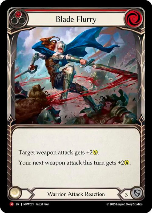 Blade Flurry (Red) (#MPW021) (Mastery Pack Warrior) Near Mint