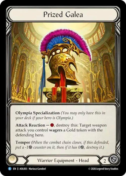 Prized Galea (#AOL003) (Armory Deck: Olympia) Near Mint