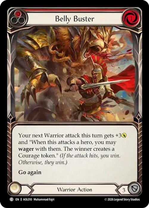 Belly Buster (Red) (#AOL010) (Armory Deck: Olympia) Near Mint