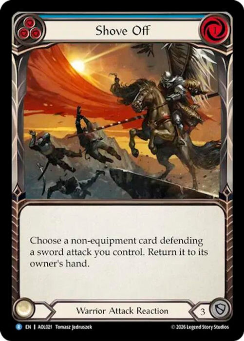 Shove Off (Blue) (#AOL021) (Armory Deck: Olympia) Near Mint