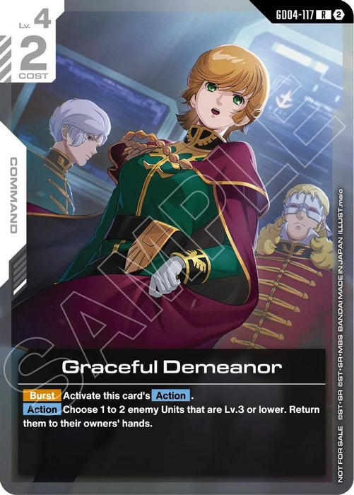 Graceful Demeanor (Newtype Challenge 2026 Mission 4) (#GD04-117) (Gundam Promotional Cards) Near Mint Holofoil