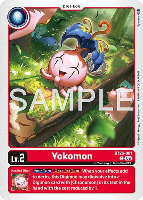 Yokomon (#BT26-001 C) (Timeless Bonds) Near Mint