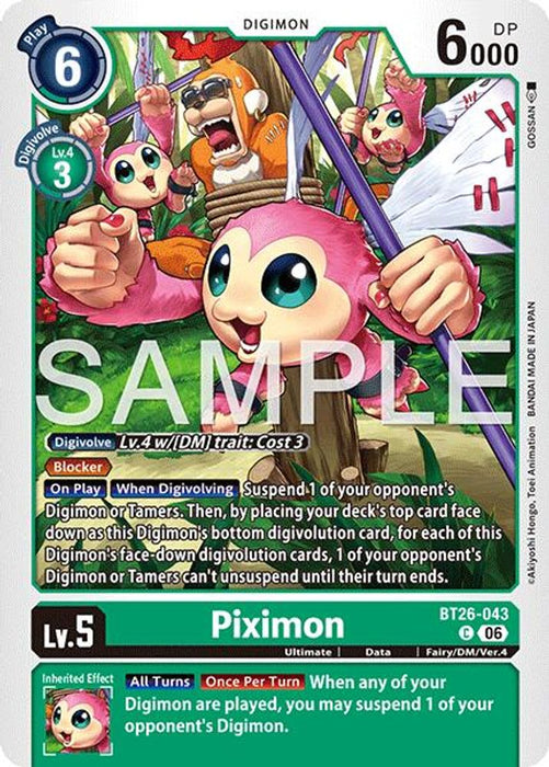 Piximon (#BT26-043 C) (Timeless Bonds) Near Mint