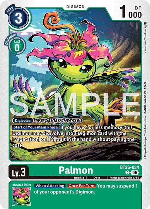 Palmon (#BT26-034 C) (Timeless Bonds) Near Mint