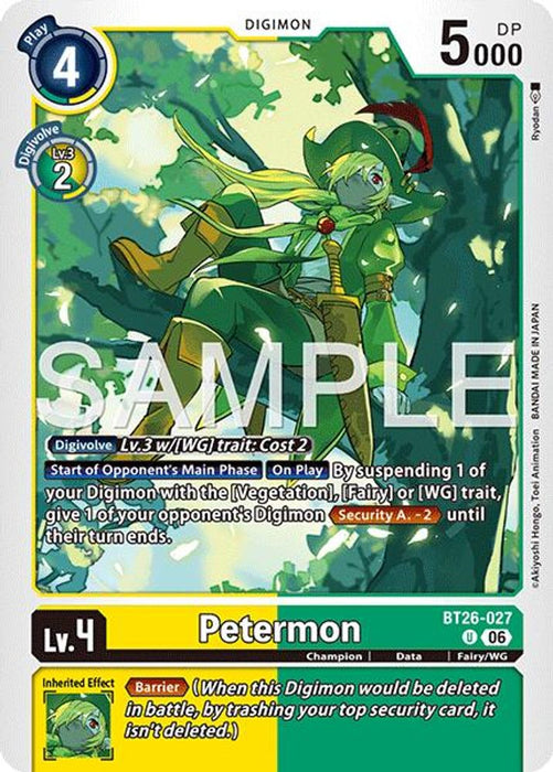 Petermon (#BT26-027 U) (Timeless Bonds) Near Mint