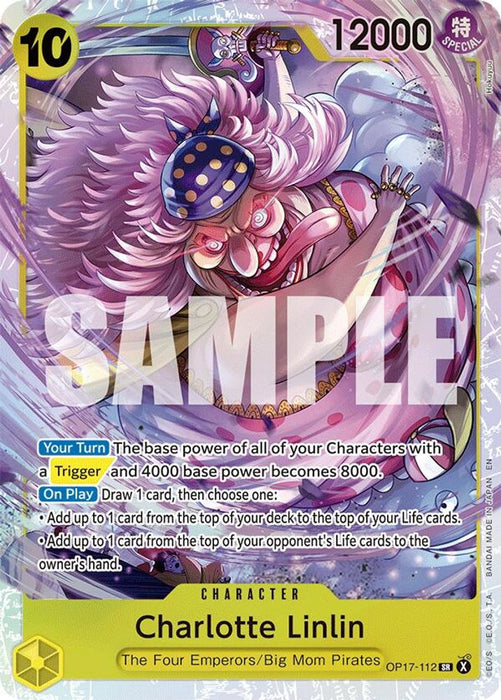 Charlotte Linlin (112) (#OP17-112) (The World's Strongest Warriors) Near Mint Foil