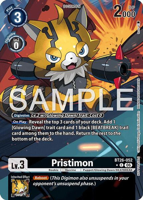 Pristimon Alternate Art (#BT26-052 C) (Timeless Bonds) Near Mint Foil
