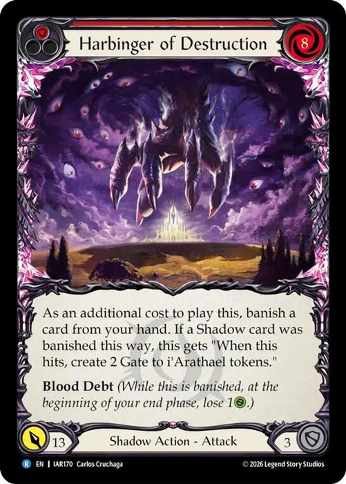 Harbinger of Destruction (#IAR170) (Usurp the Shadow Throne) Near Mint