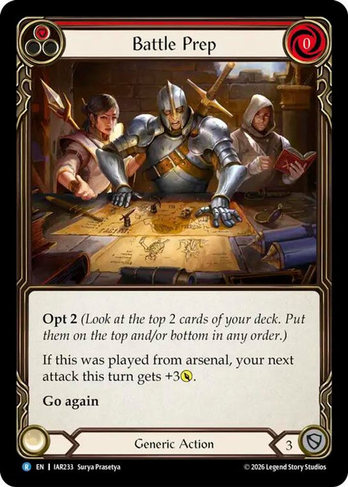 Battle Prep Red (#IAR233) (Usurp the Shadow Throne) Near Mint