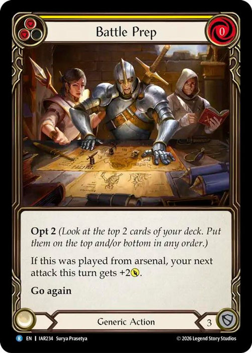 Battle Prep Yellow (#IAR234) (Usurp the Shadow Throne) Near Mint