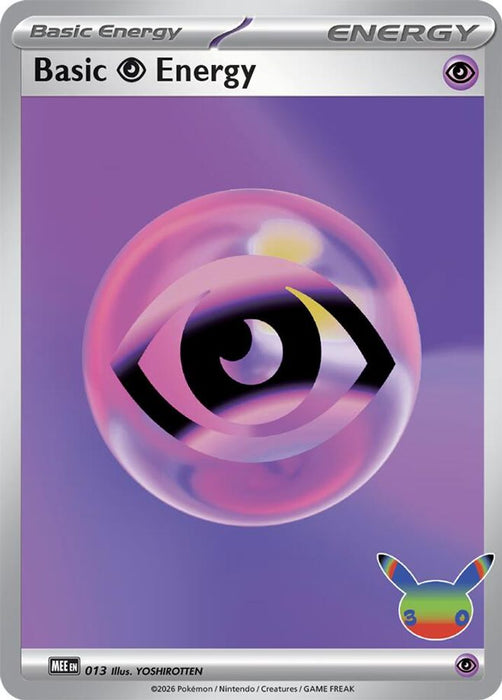 Basic Psychic Energy - 013 (30th Celebration) (#013) (MEE: Mega Evolution Energies) Near Mint Holofoil