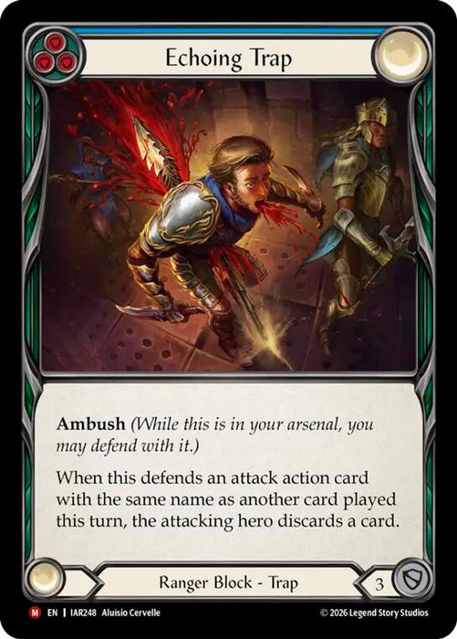 Echoing Trap (#IAR248) (Usurp the Shadow Throne) Near Mint Rainbow Foil