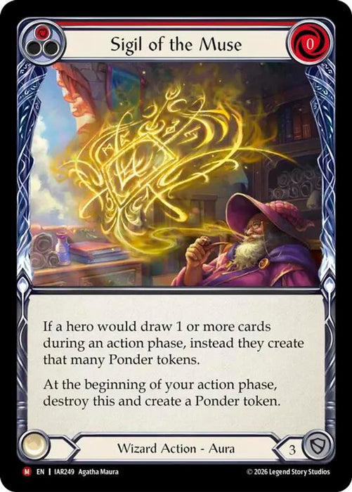Sigil of the Muse (#IAR249) (Usurp the Shadow Throne) Near Mint