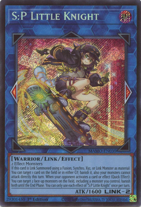 S P Little Knight Secret Rare (#MAMO-EN030) (Magnificent Monsters) Near Mint 1st Edition