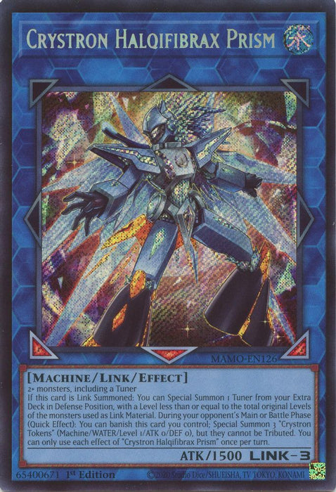 Crystron Halqifibrax Prism (#MAMO-EN126) (Magnificent Monsters) Near Mint 1st Edition