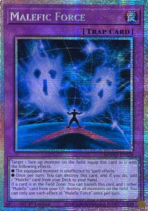 Malefic Force Starlight Rare (#MAMO-EN024) (Magnificent Monsters) Near Mint 1st Edition