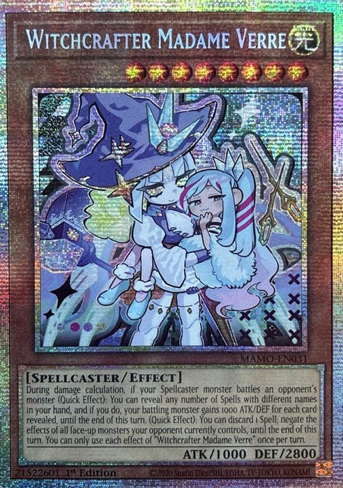 Witchcrafter Madame Verre Starlight Rare (#MAMO-EN031) (Magnificent Monsters) Near Mint 1st Edition