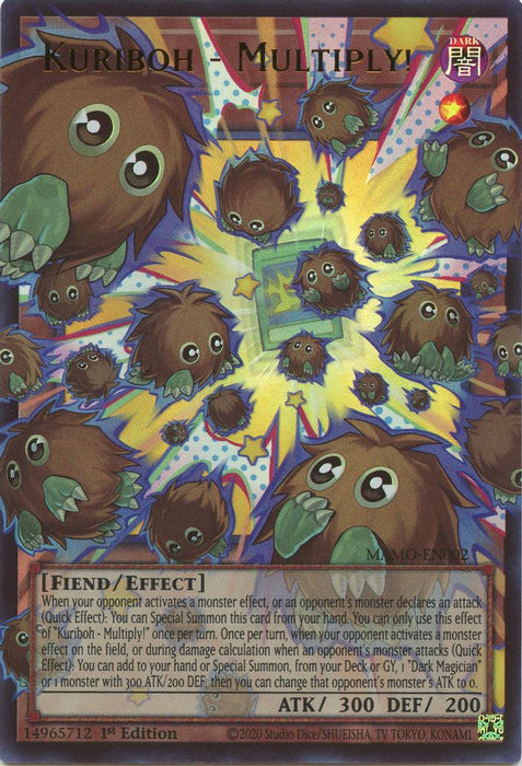 Kuriboh Multiply Extended Art (#MAMO-EN002) (Magnificent Monsters) Near Mint 1st Edition