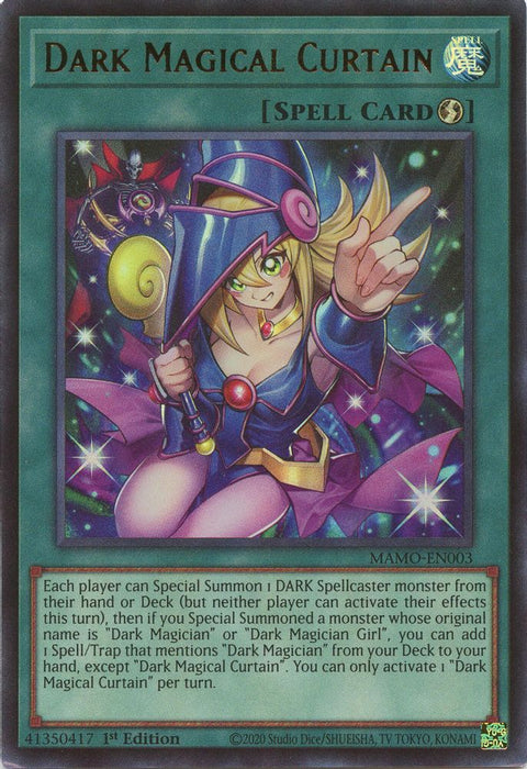 Dark Magical Curtain (#MAMO-EN003) (Magnificent Monsters) Near Mint 1st Edition