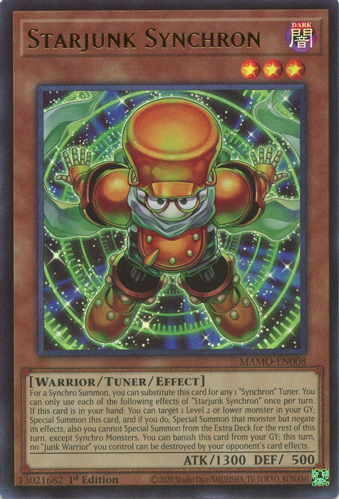 Starjunk Synchron (#MAMO-EN008) (Magnificent Monsters) Near Mint 1st Edition