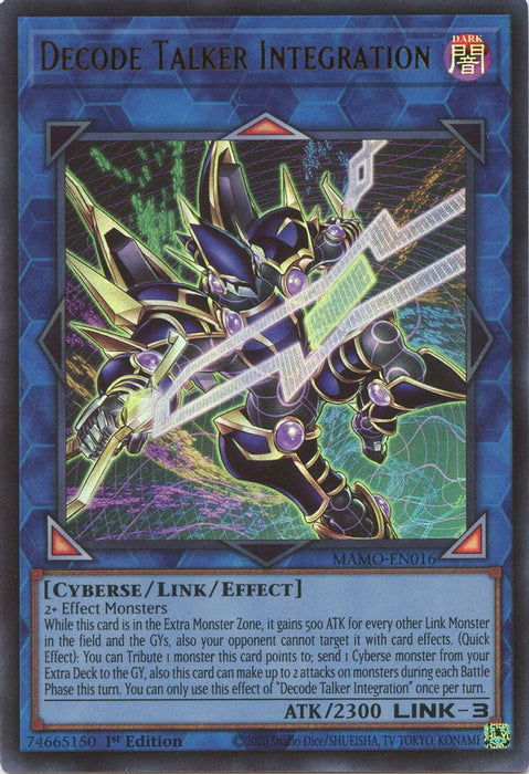 Decode Talker Integration (#MAMO-EN016) (Magnificent Monsters) Near Mint 1st Edition