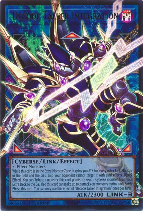 Decode Talker Integration Extended Art (#MAMO-EN016) (Magnificent Monsters) Near Mint 1st Edition
