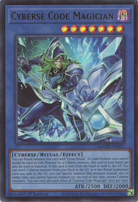 Cyberse Code Magician (#MAMO-EN017) (Magnificent Monsters) Near Mint 1st Edition