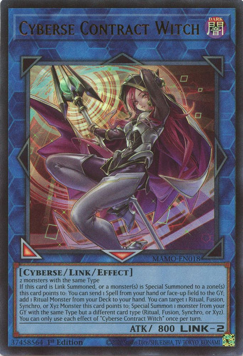 Cyberse Contract Witch (#MAMO-EN018) (Magnificent Monsters) Near Mint 1st Edition