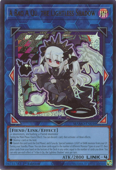 A Bao A Qu the Lightless Shadow (#MAMO-EN038) (Magnificent Monsters) Near Mint 1st Edition