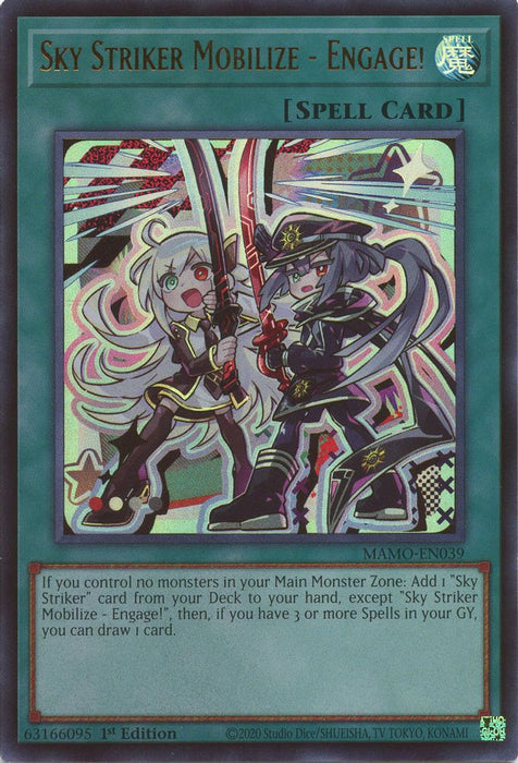 Sky Striker Mobilize Engage (#MAMO-EN039) (Magnificent Monsters) Near Mint 1st Edition