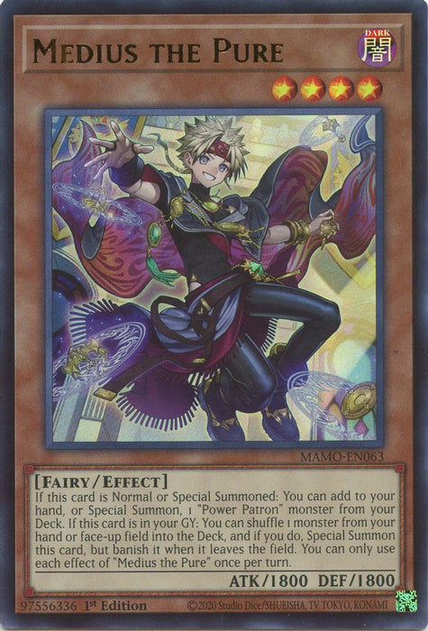 Medius the Pure (#MAMO-EN063) (Magnificent Monsters) Near Mint 1st Edition